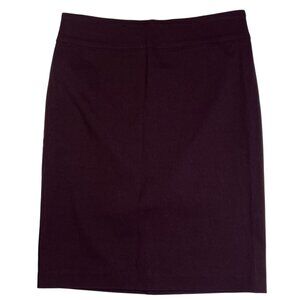 Mario Serrani Size M Womens Burgundy Pencil Skirt